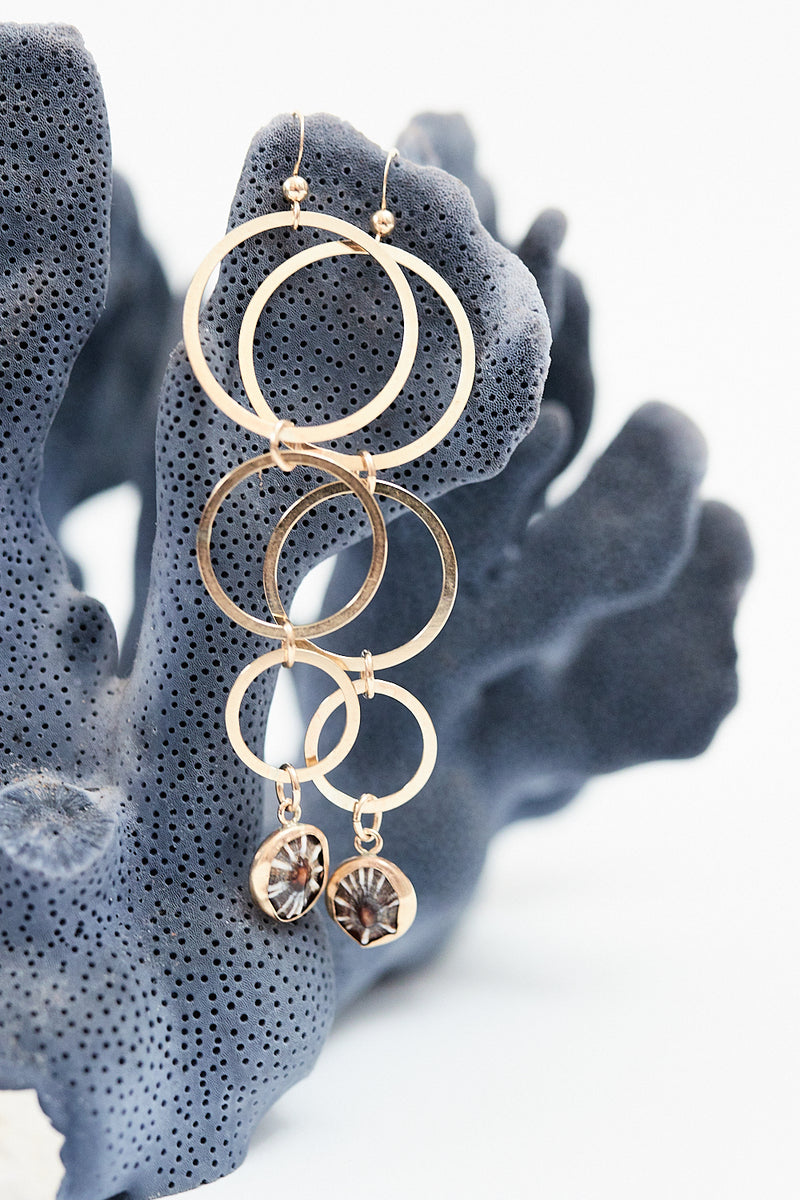 Opihi Triple Hoop Earrings
