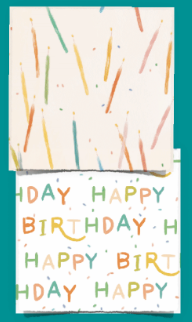 Candles/ Happy Birthday 3 pk