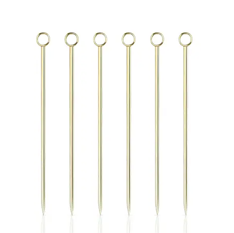 Gold Cocktail Pick Set