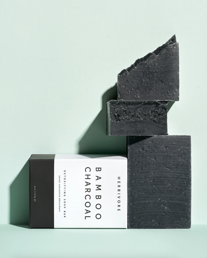 Bamboo Charcoal Cleansing Bar Soap