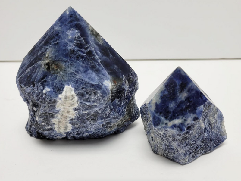 Sodalite Point With Natural Sides