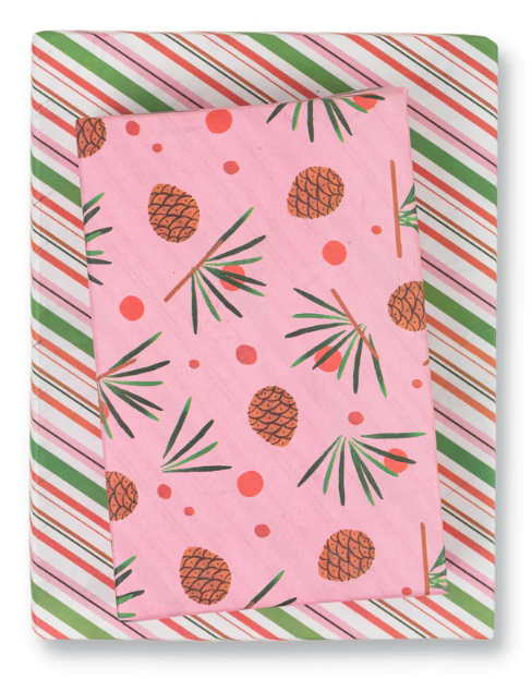 Pink Pinecones/ Candy Stripes