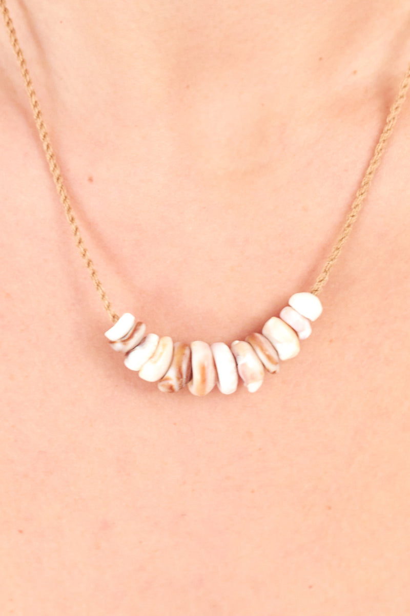 Mini Puka Bar Necklace