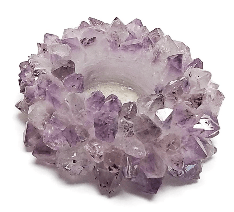 Rock ShopAmethyst Point Candle HolderMinerals