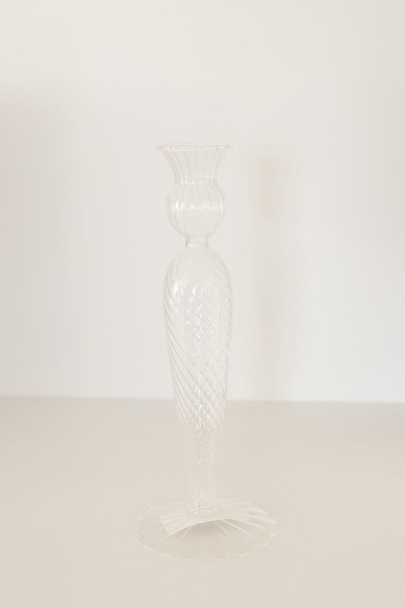 Nordic Taper Glass Candlestick Holder